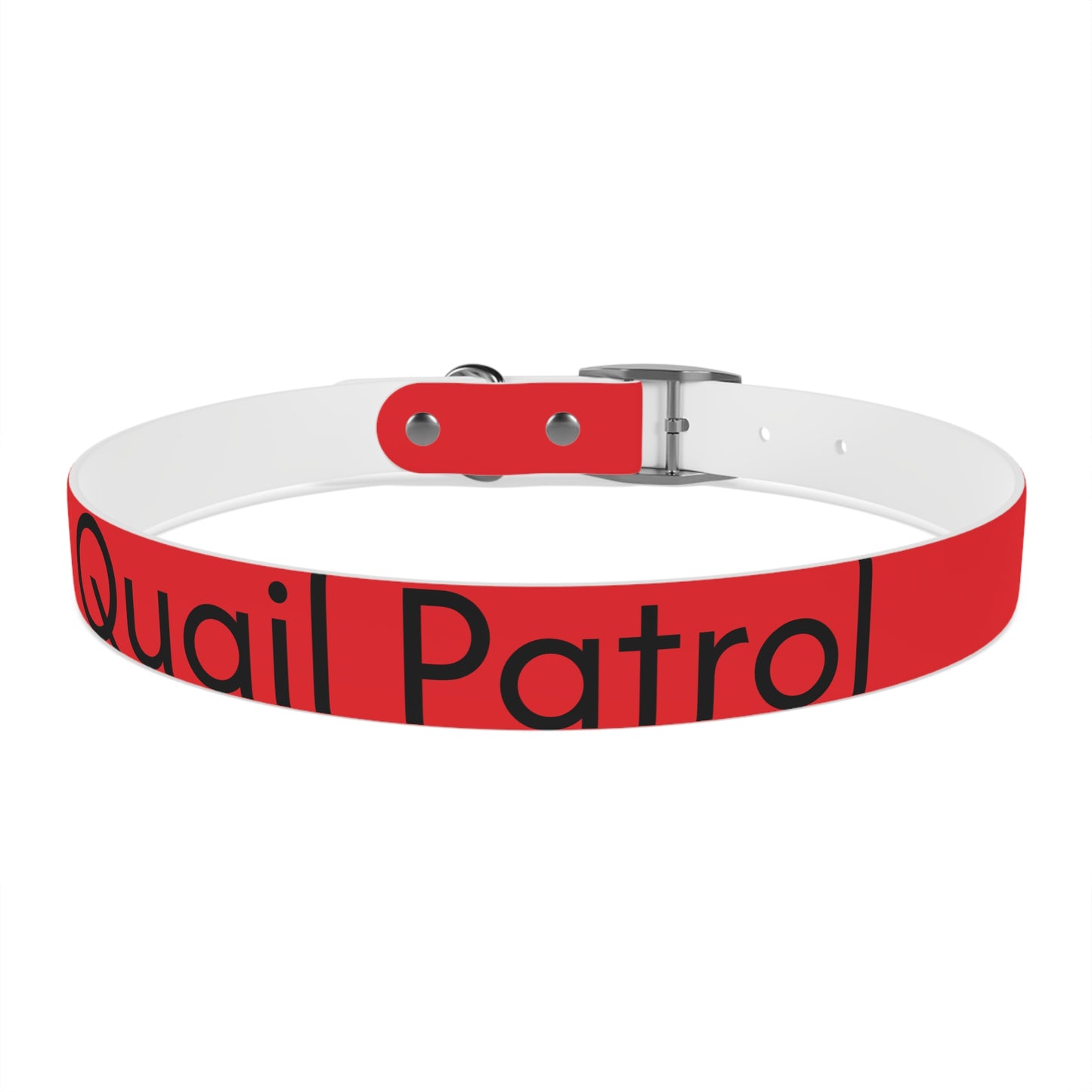 Dog Collar - Quail and Cross Homestead Quail Patrol Design