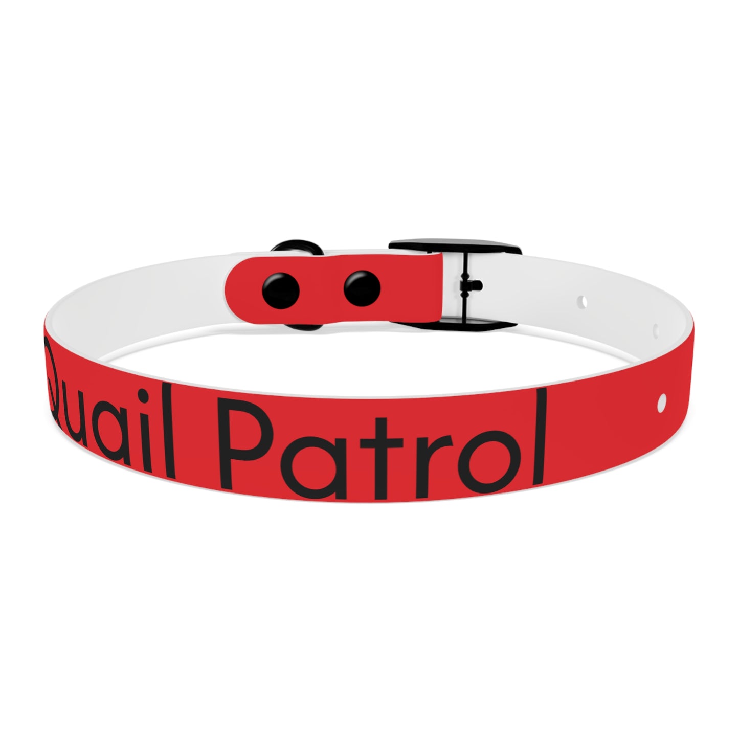 Dog Collar - Quail and Cross Homestead Quail Patrol Design
