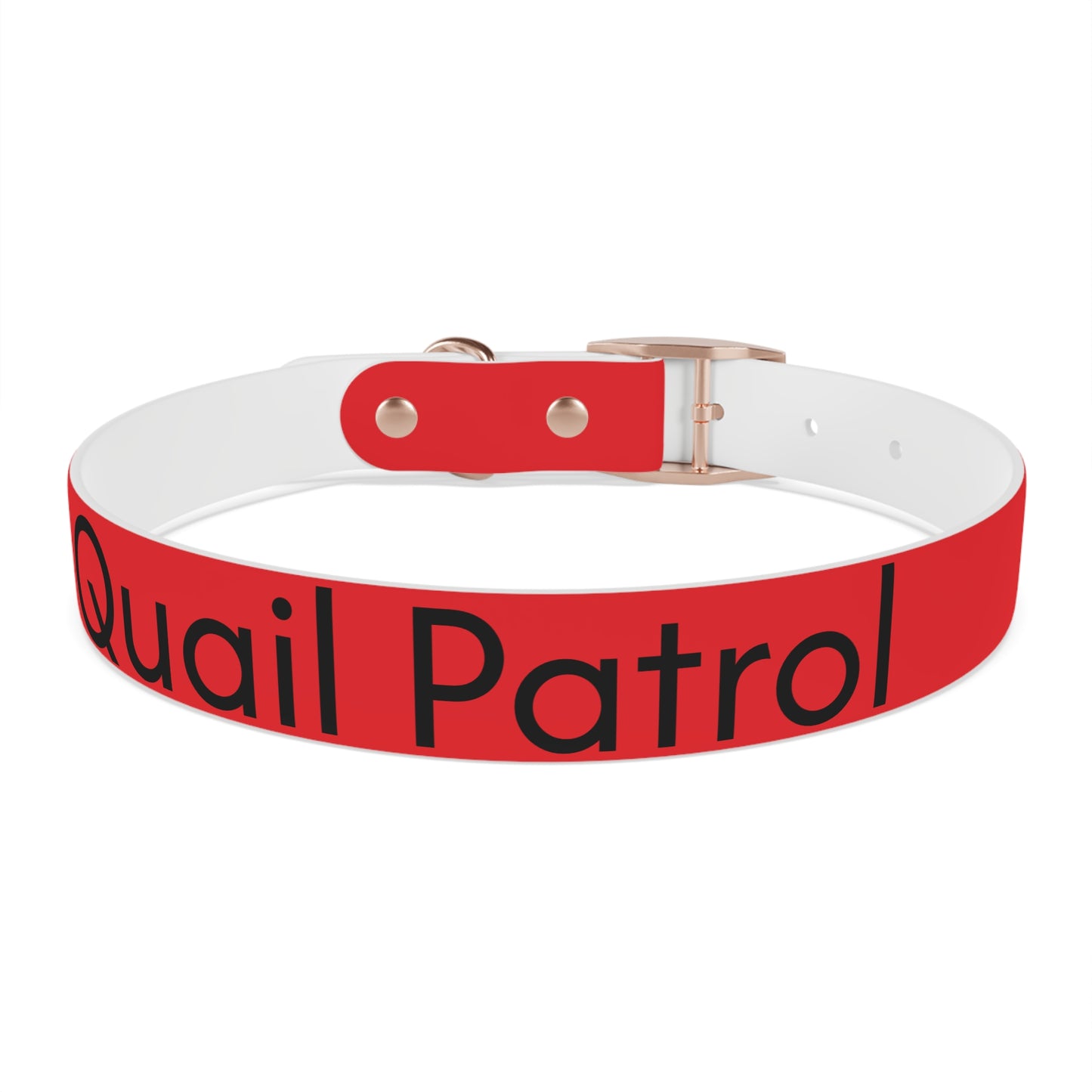Dog Collar - Quail and Cross Homestead Quail Patrol Design