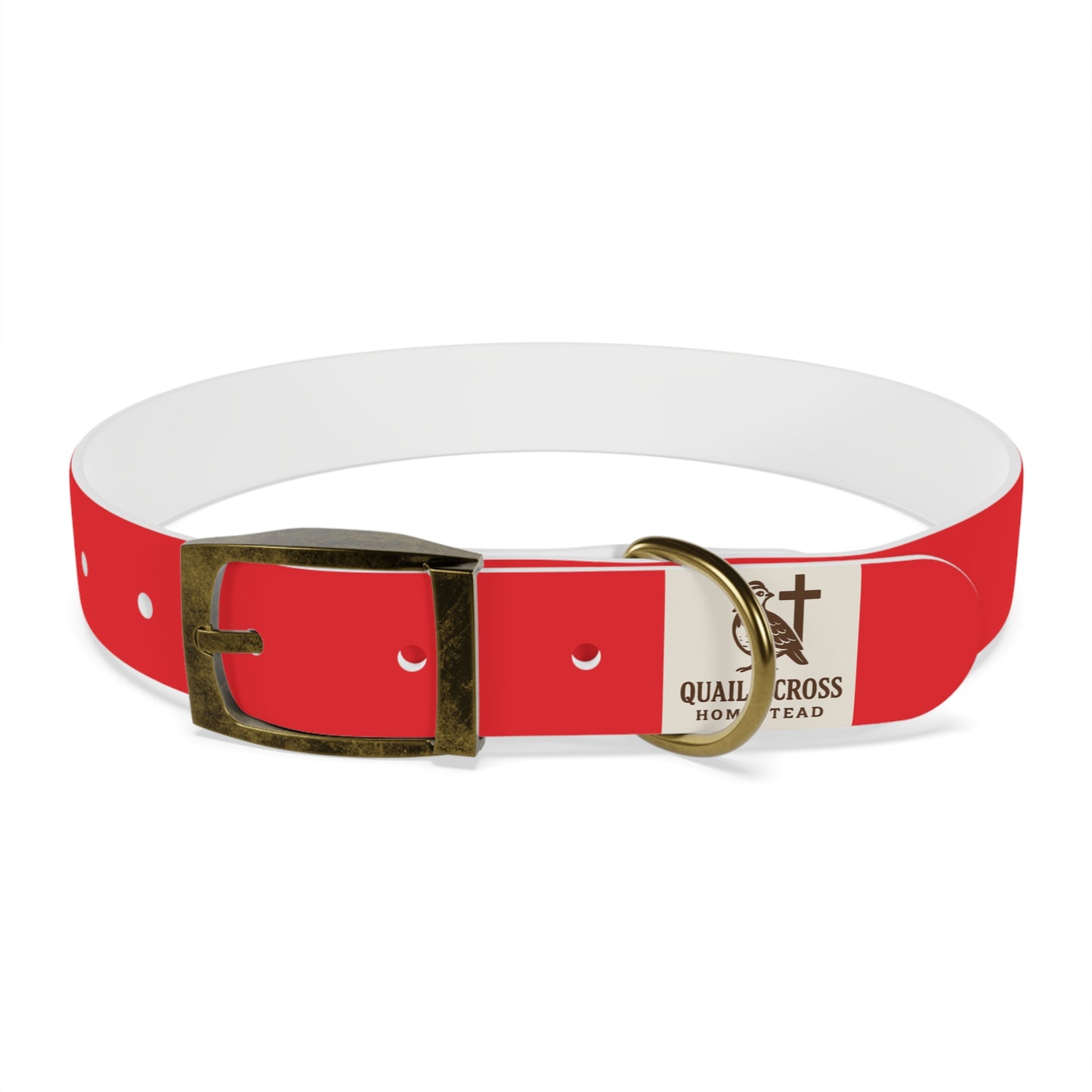 Dog Collar - Quail and Cross Homestead Quail Patrol Design