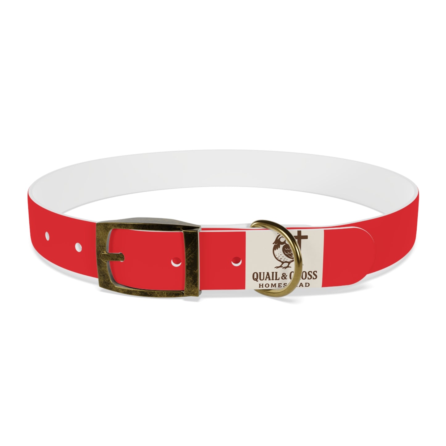 Dog Collar - Quail and Cross Homestead Quail Patrol Design