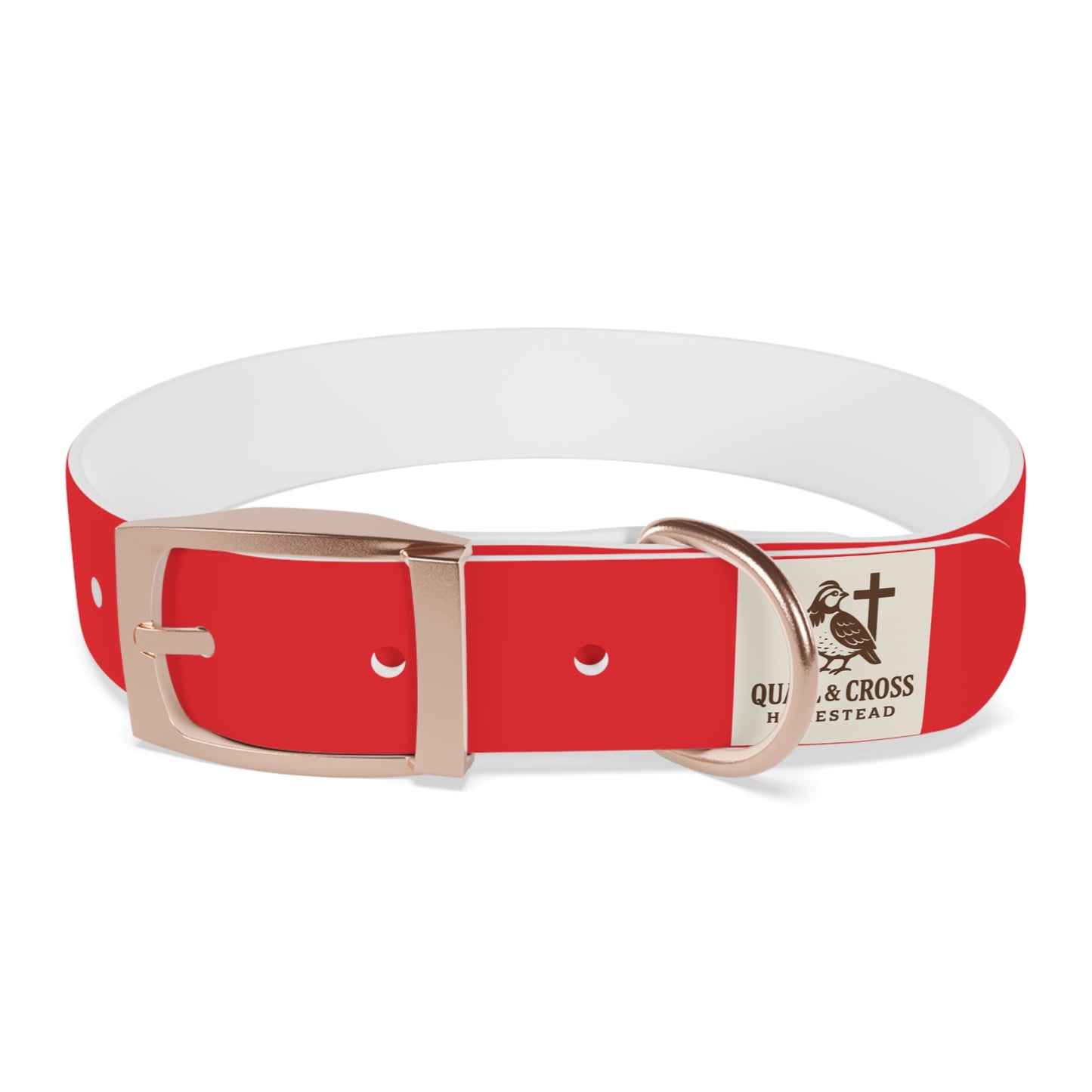 Dog Collar - Quail and Cross Homestead Quail Patrol Design