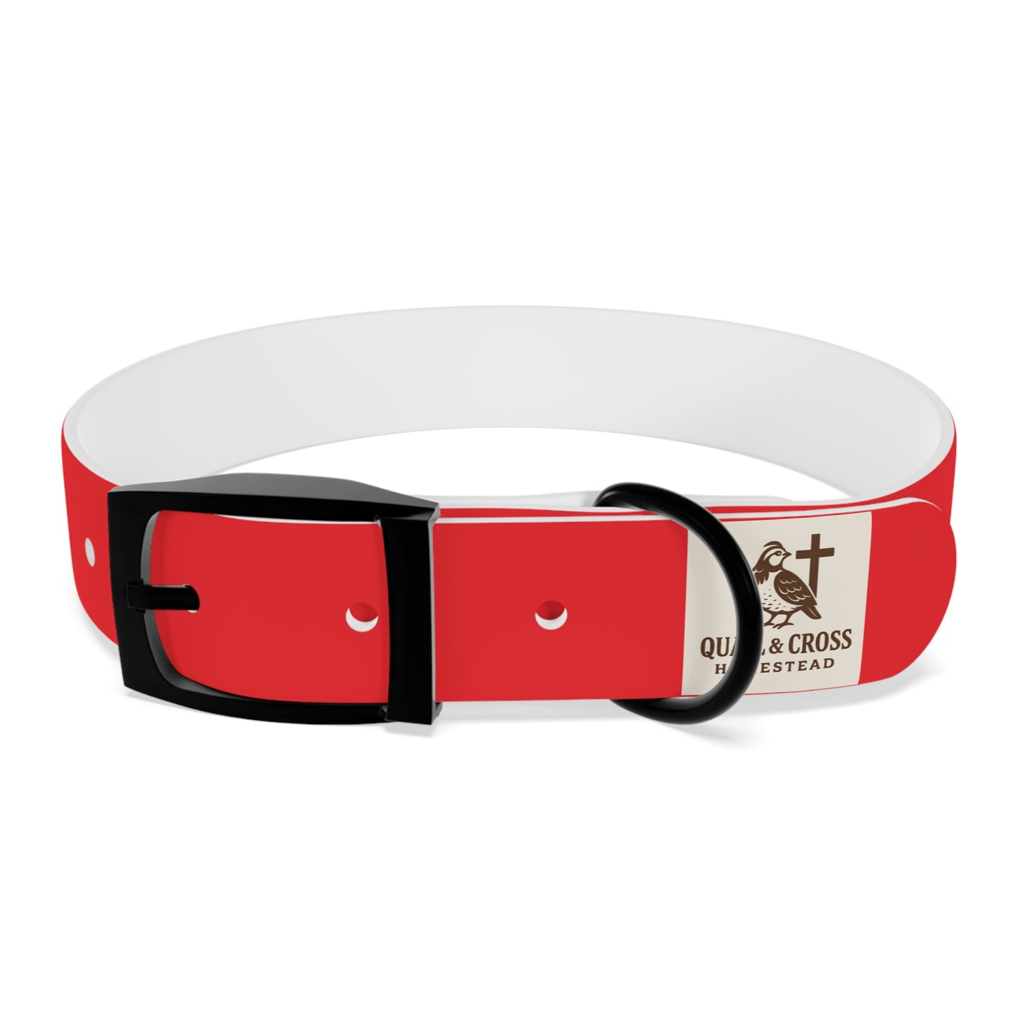 Dog Collar - Quail and Cross Homestead Quail Patrol Design