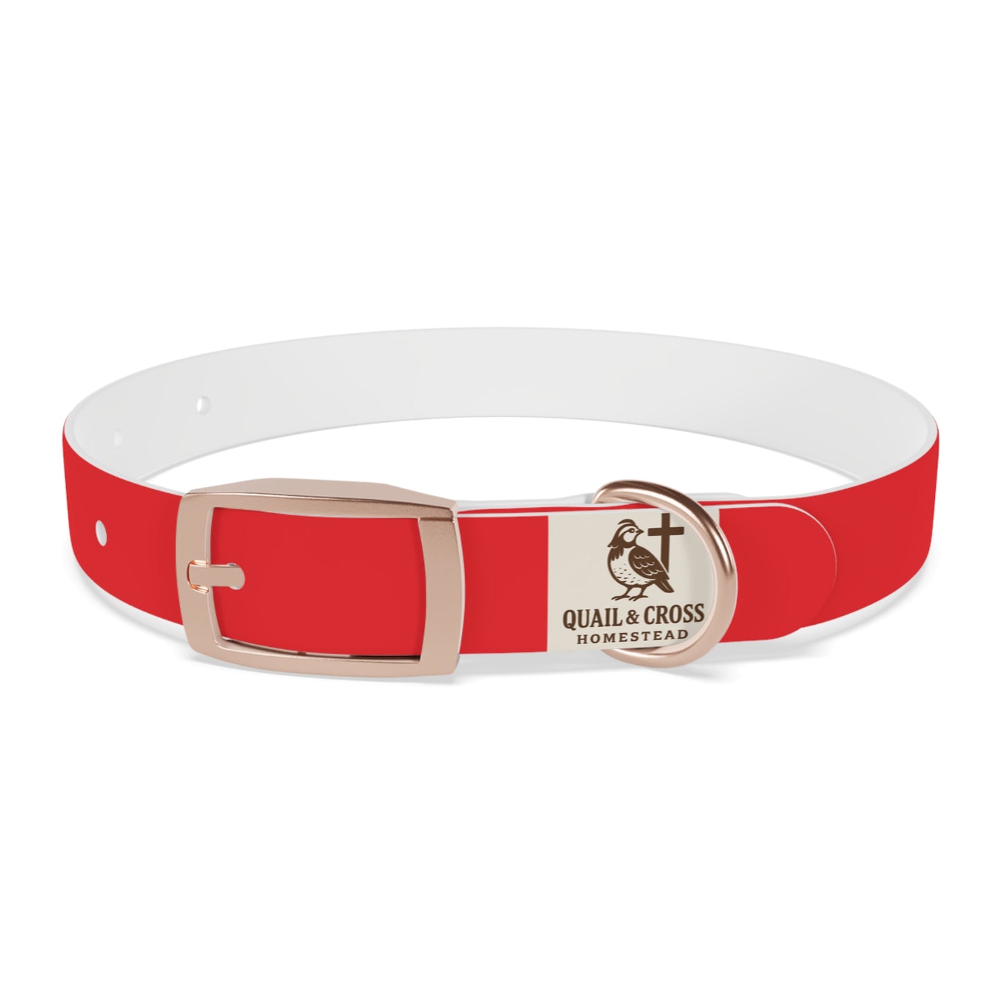 Dog Collar - Quail and Cross Homestead Quail Patrol Design