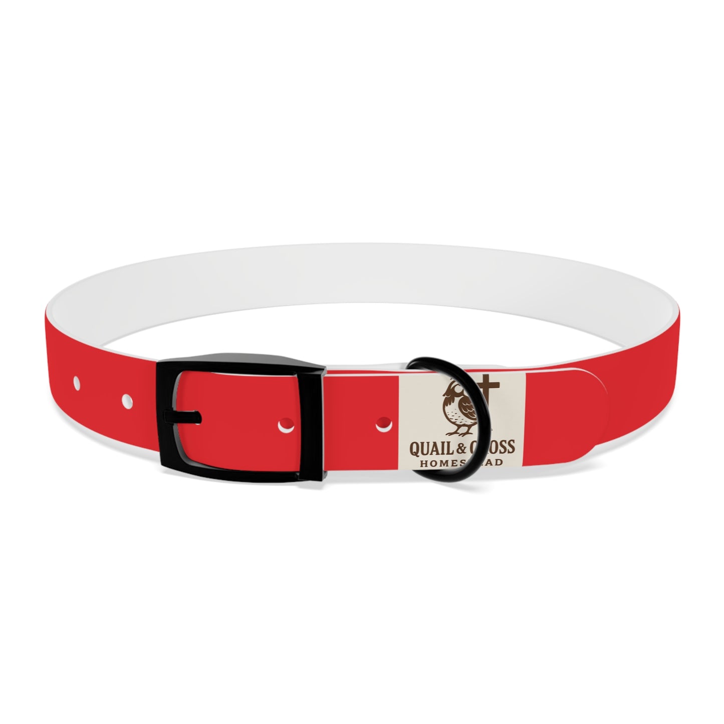 Dog Collar - Quail and Cross Homestead Quail Patrol Design