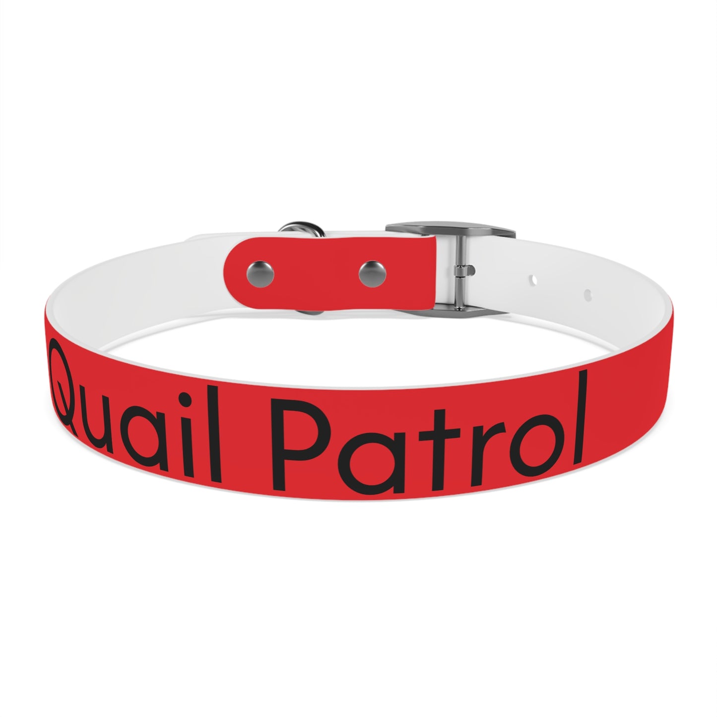 Dog Collar - Quail and Cross Homestead Quail Patrol Design