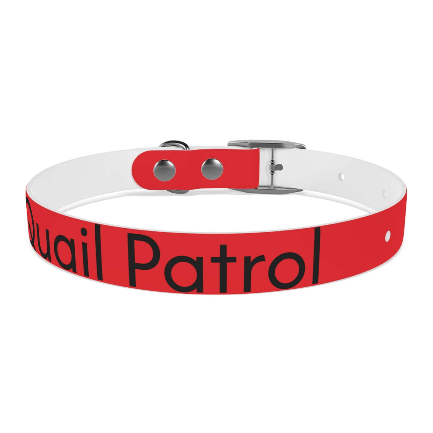 Dog Collar - Quail and Cross Homestead Quail Patrol Design