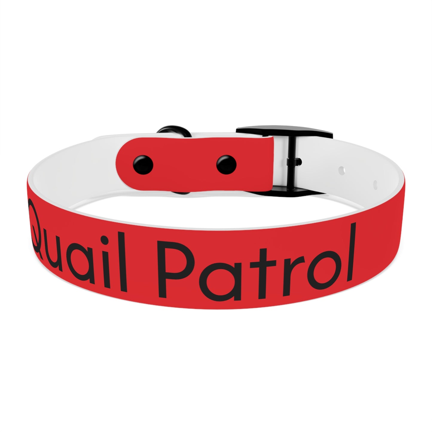 Dog Collar - Quail and Cross Homestead Quail Patrol Design