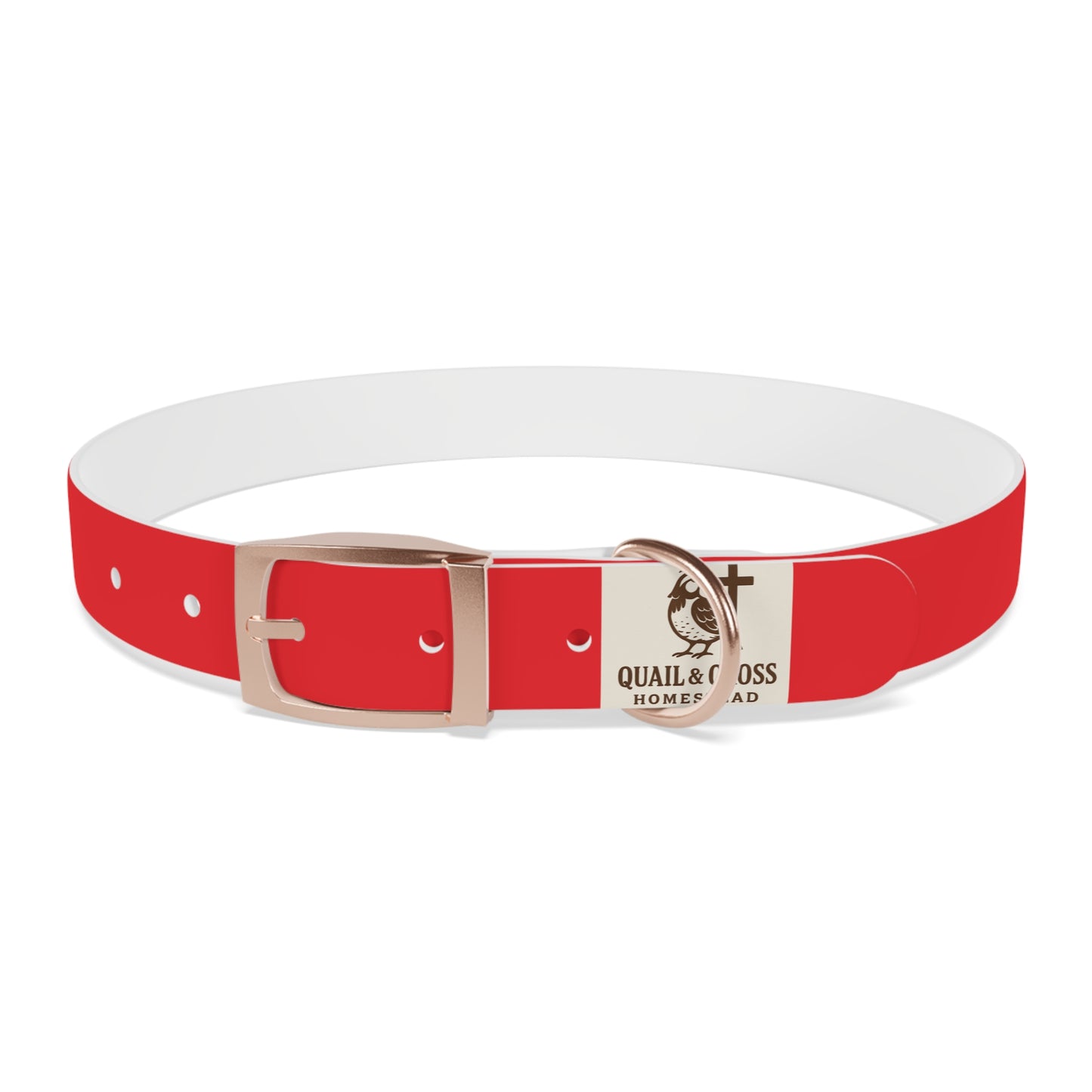 Dog Collar - Quail and Cross Homestead Quail Patrol Design