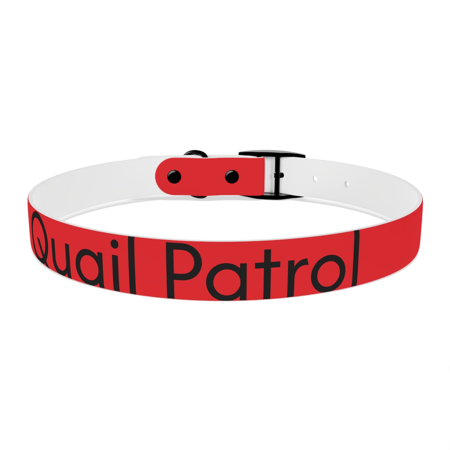 Dog Collar - Quail and Cross Homestead Quail Patrol Design