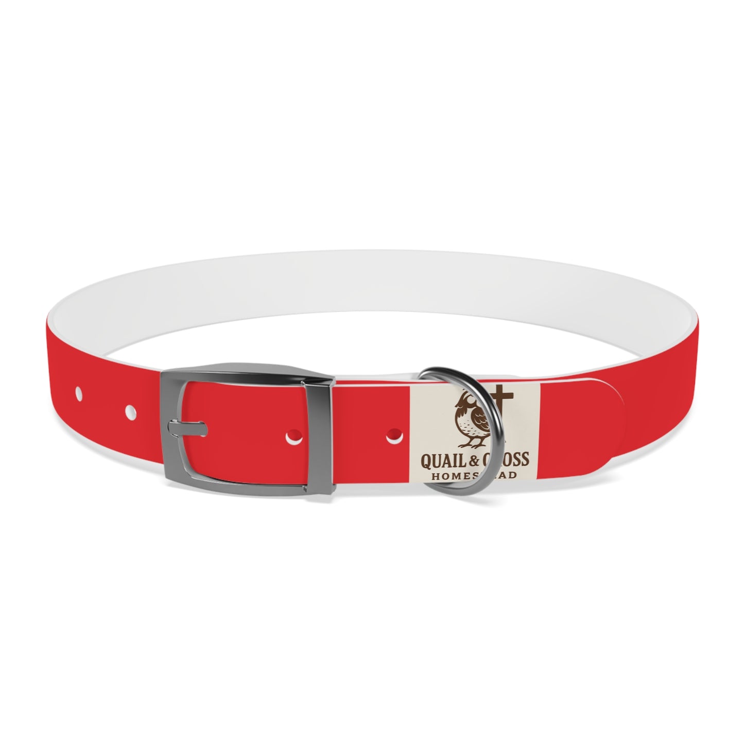 Dog Collar - Quail and Cross Homestead Quail Patrol Design