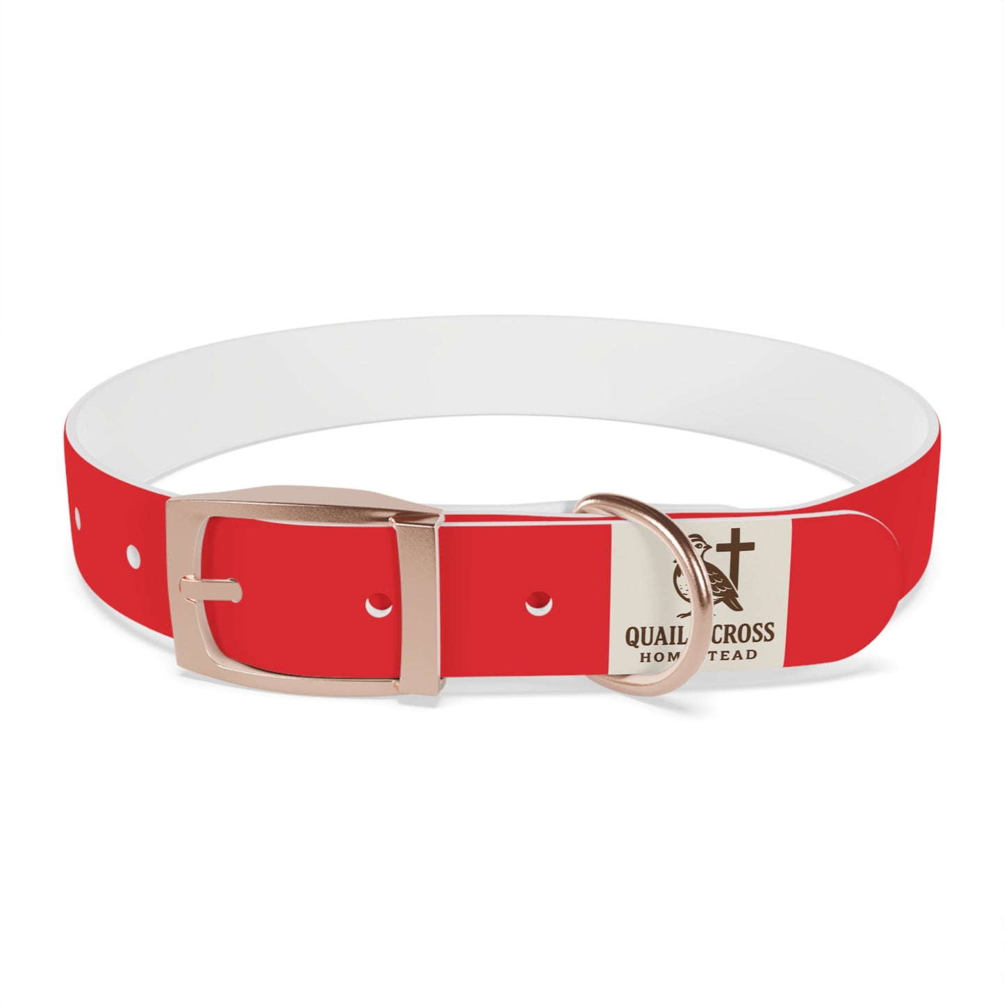 Dog Collar - Quail and Cross Homestead Quail Patrol Design