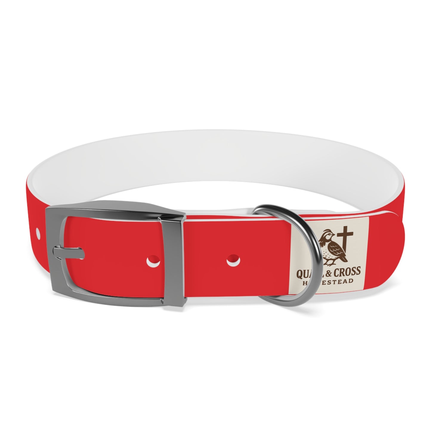 Dog Collar - Quail and Cross Homestead Quail Patrol Design