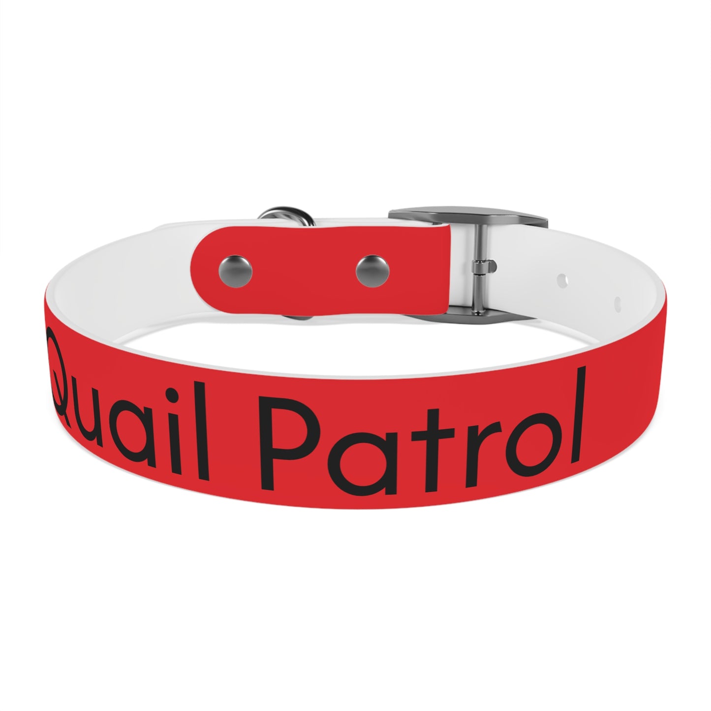 Dog Collar - Quail and Cross Homestead Quail Patrol Design