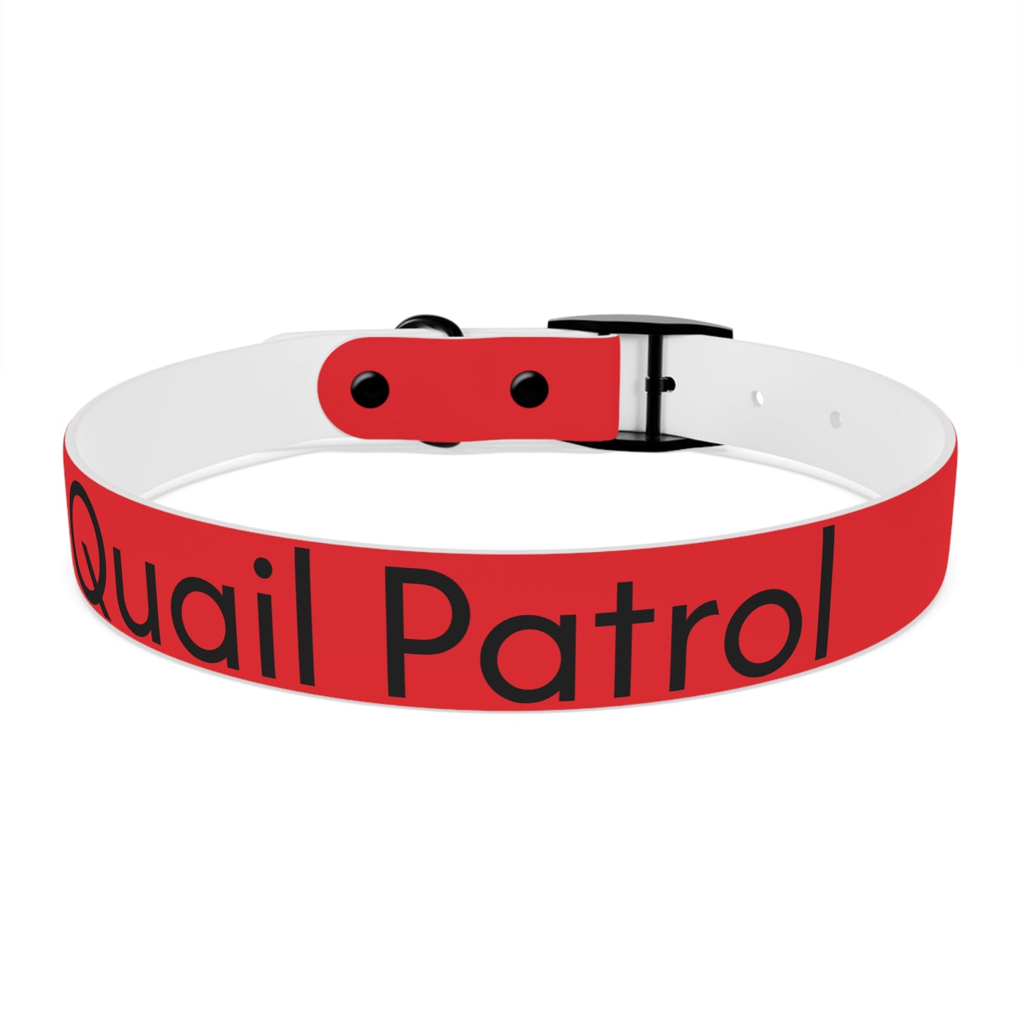 Dog Collar - Quail and Cross Homestead Quail Patrol Design