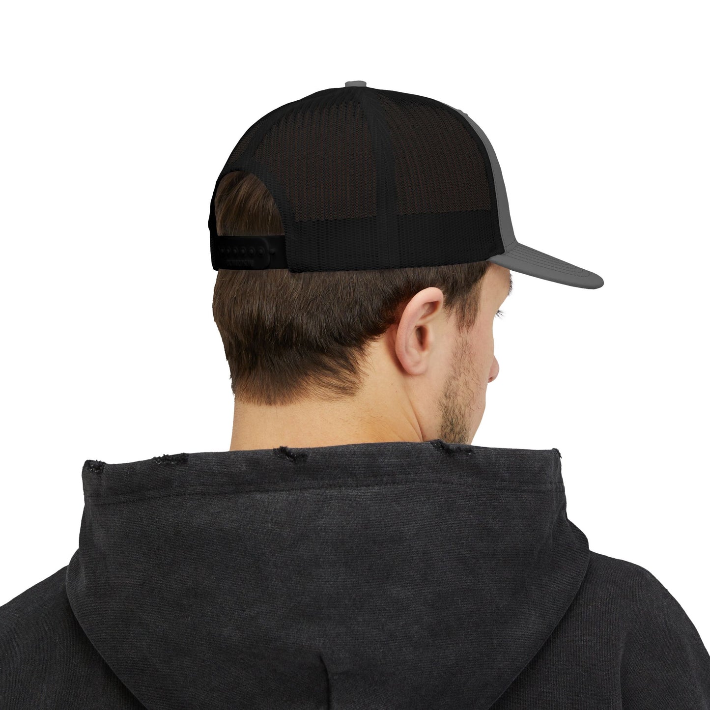 Embroidered Trucker Cap - Quail and Cross Homestead Design