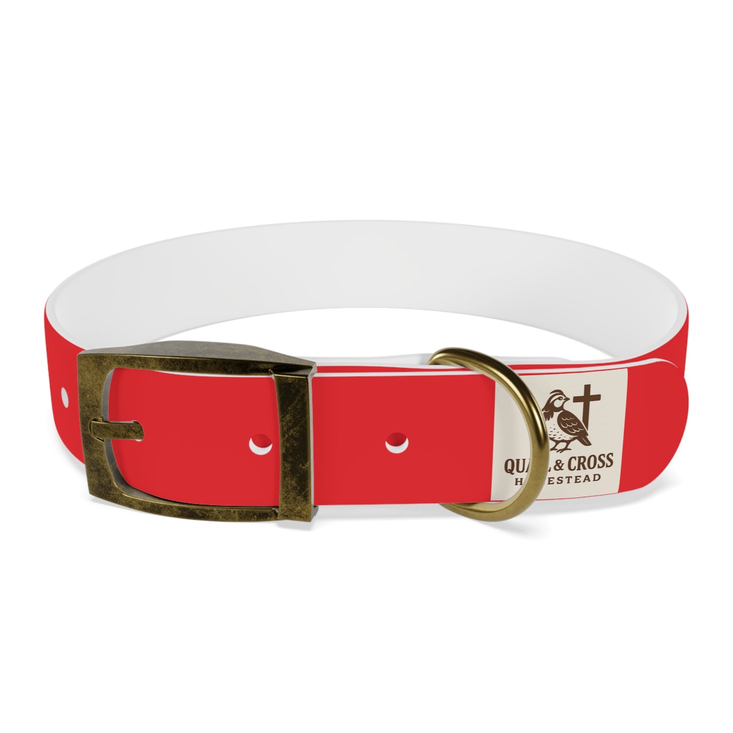 Dog Collar - Quail and Cross Homestead Quail Patrol Design