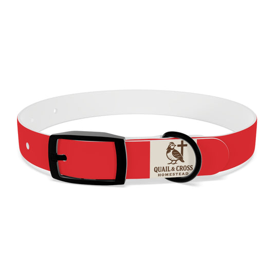 Dog Collar - Quail and Cross Homestead Quail Patrol Design