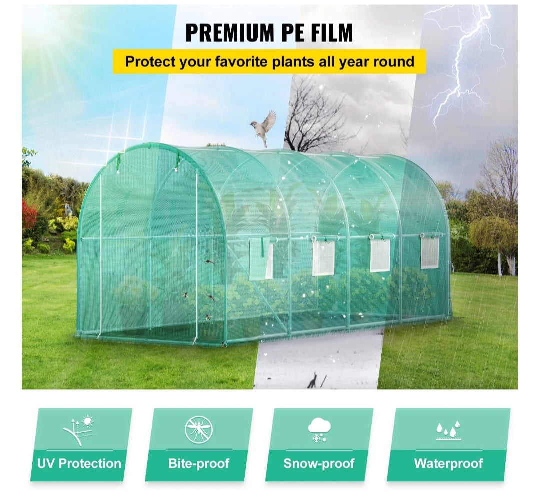 Walking hoop house