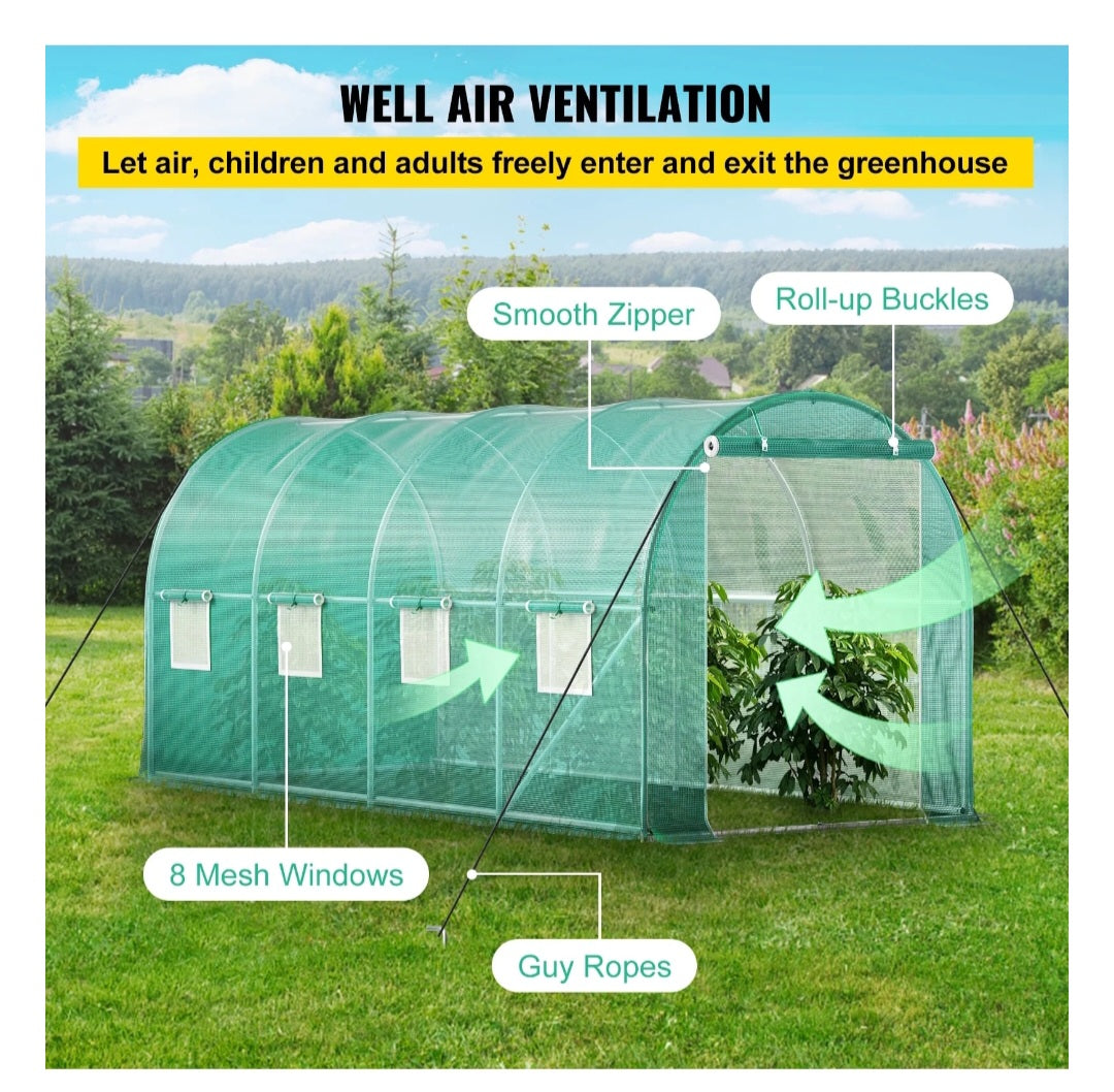 Walking hoop house