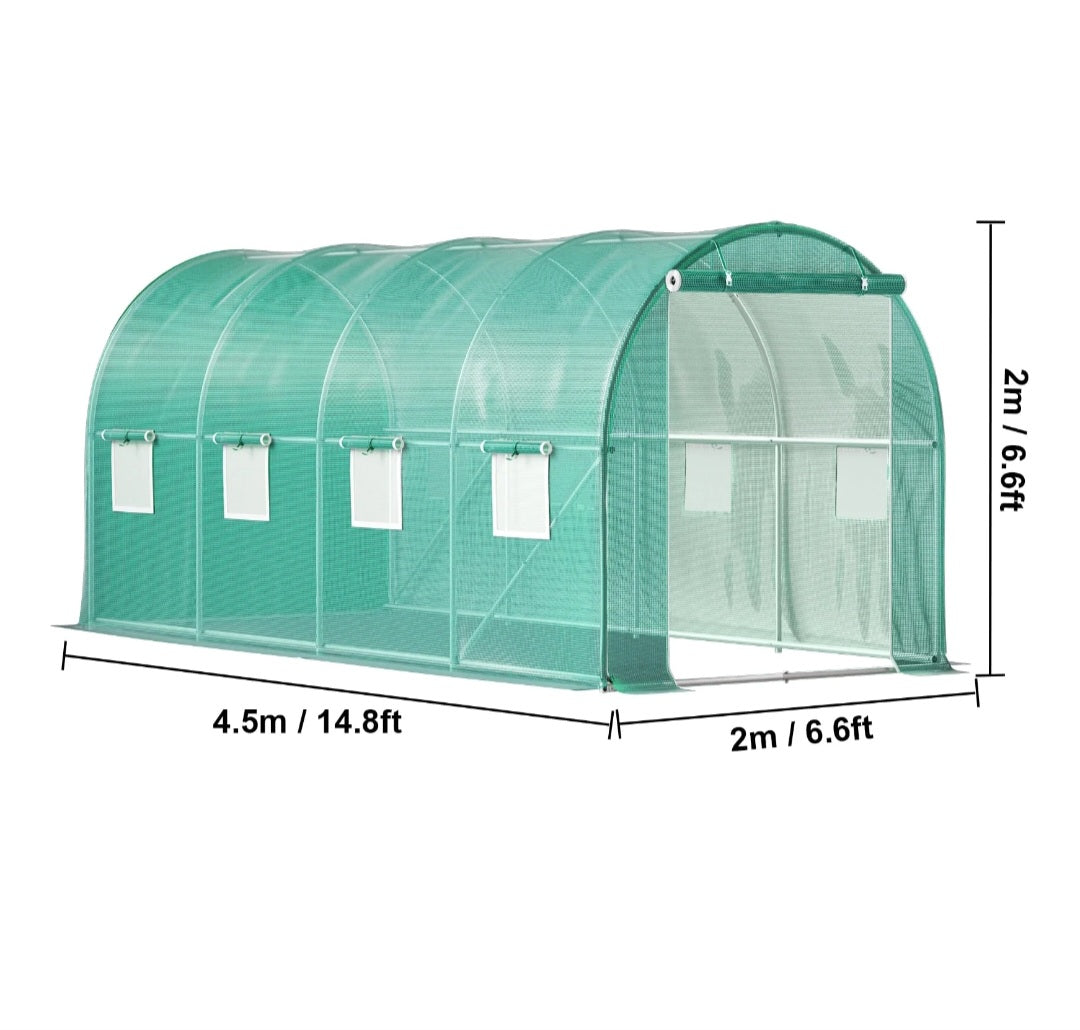 Walking hoop house
