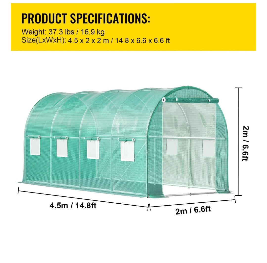 Walking hoop house